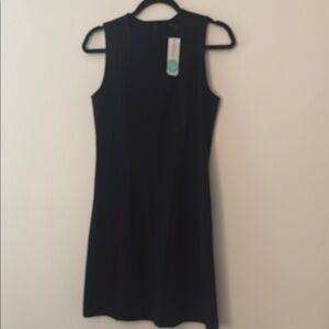 41 Hawthorn Black Sheath Mini Dress Crew Neck Sleeveless